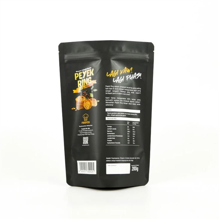 Custom Logo Printing Smell Proof Self Stand Up Pouch Heat Sealed Zip Lock Mylar Bags For Food